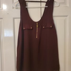 Maroon tank